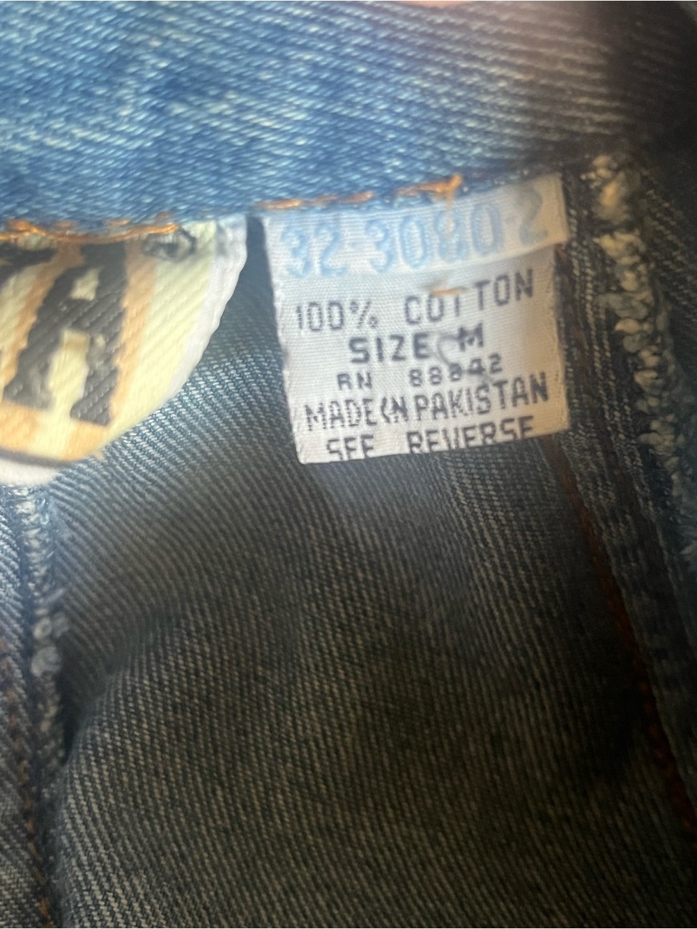 Forenza Vintage Late 80s Medium Double Breasted Denim Trench Coat - Picture 9 of 15